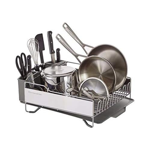 키친에이드 키친에이드KitchenAid KNS896BXGRA Full Size Dish Rack, Light Grey