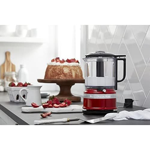 키친에이드 키친에이드KitchenAid KFC0516ER 5 Cup whisking Accessory Food Chopper, Empire Red