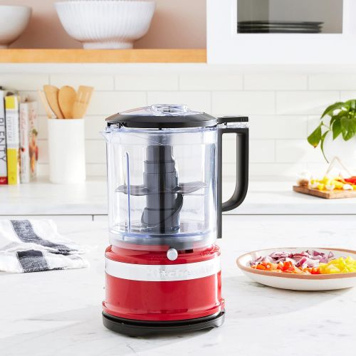 키친에이드 키친에이드KitchenAid KFC0516ER 5 Cup whisking Accessory Food Chopper, Empire Red