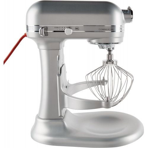 키친에이드 키친에이드KitchenAid KSM8990NP 8-Quart Commercial Countertop Mixer, 10-Speed, Gear-Driven, Nickel Pearl