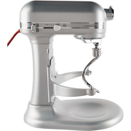 키친에이드 키친에이드KitchenAid KSM8990NP 8-Quart Commercial Countertop Mixer, 10-Speed, Gear-Driven, Nickel Pearl