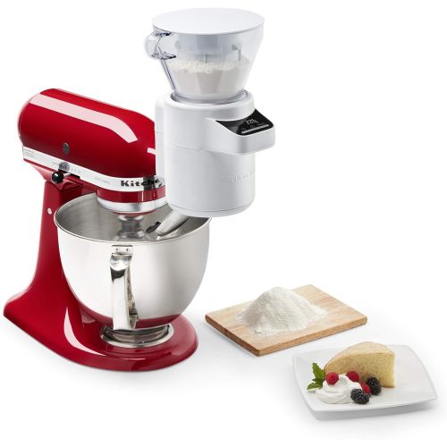 키친에이드 키친에이드KitchenAid KSMSFTA Sifter + Scale Attachment, 4 Cup