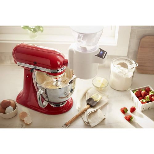 키친에이드 키친에이드KitchenAid KSMSFTA Sifter + Scale Attachment, 4 Cup