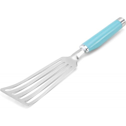 키친에이드 키친에이드KitchenAid KO024OHAQA Gourmet Stainless Steel Flex Turner, One Size, Aqua Sky