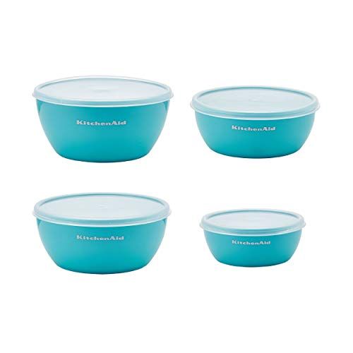 키친에이드 키친에이드KitchenAid KE176OSAQA Classic Prep Bowls, Set of 4, Aqua Sky 2