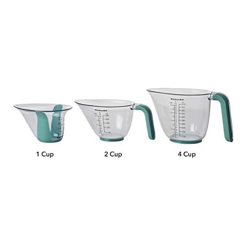 키친에이드 키친에이드KitchenAid KO298OSAQA Gourmet Measuring Jugs, Set of 3, Aqua Sky