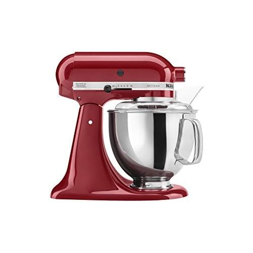 키친에이드 키친에이드KitchenAid KSM150PSER Artisan Tilt-Head Stand Mixer with Pouring Shield, 5-Quart, Empire Red