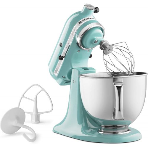 키친에이드 키친에이드KitchenAid KSM150PSAQ Artisan Series 5-Qt. Stand Mixer with Pouring Shield - Aqua Sky