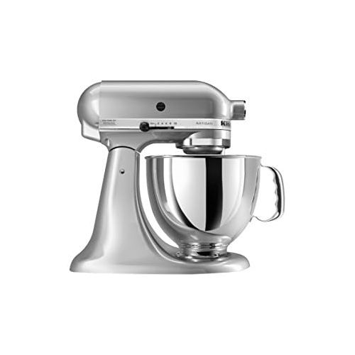 키친에이드 키친에이드KitchenAid KSM150PSMC Artisan Series 5-Qt. Stand Mixer with Pouring Shield - Metallic Chrome