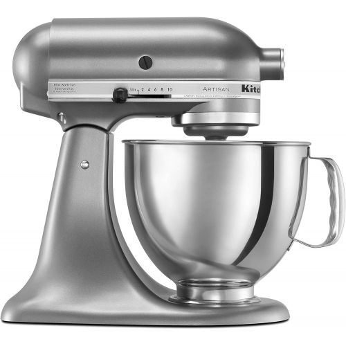 키친에이드 키친에이드KitchenAid KSM150PSCU Artisan Series 5-Qt. Stand Mixer with Pouring Shield - Contour Silver