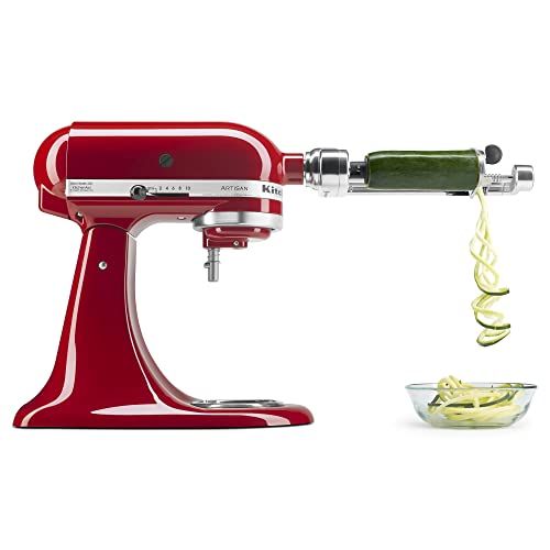 키친에이드 키친에이드KitchenAid KSM2APC Spiralizer Plus Attachment with Peel, Core and Slice, Silver