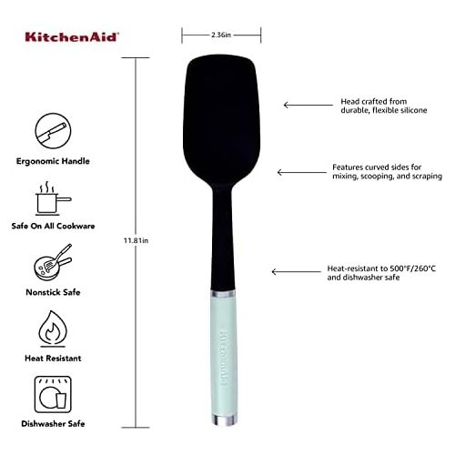 키친에이드 키친에이드KitchenAid KE030OHPIA Classic Spoon Spatula, One Size, Pistachio