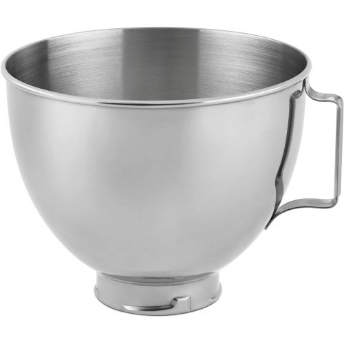 키친에이드 키친에이드KitchenAid Stainless Steel Bowl K45SBWH, 4.5-Quart, Silver