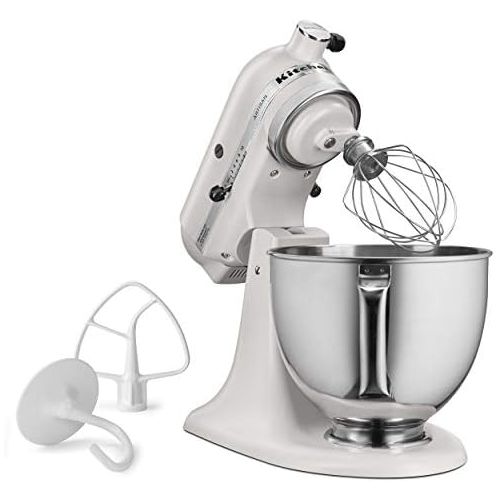 키친에이드 키친에이드KitchenAid KSM150PSMH Artisan Stand Mixers, 5 quart, Matte Milkshake