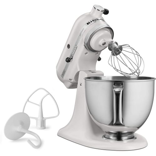 키친에이드 키친에이드KitchenAid KSM150PSMH Artisan Stand Mixers, 5 quart, Matte Milkshake