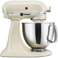 키친에이드KitchenAid KSM150PSAC Artisan Series 5-Qt. Stand Mixer with Pouring Shield - Almond Cream