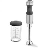 키친에이드KitchenAid KHB1231CU Hand Blender, 2-Speed, Contour Silver