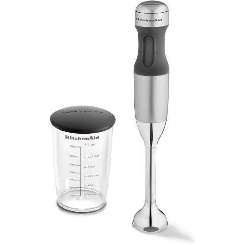 키친에이드 키친에이드KitchenAid KHB1231CU Hand Blender, 2-Speed, Contour Silver