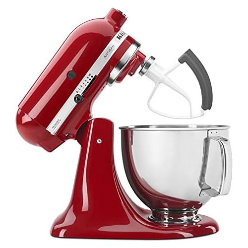 키친에이드 키친에이드KitchenAid KFE5T Tilt Head Flex Edge Beater, 4.5/5 Quart, White