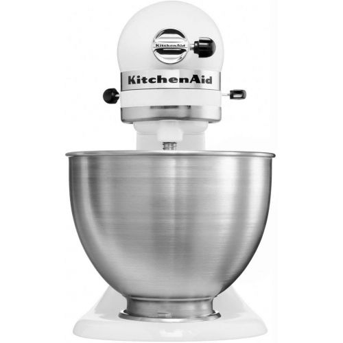 키친에이드 키친에이드KitchenAid Classic Series 4.5 Quart Tilt-Head Stand Mixer, White (K45SSWH)