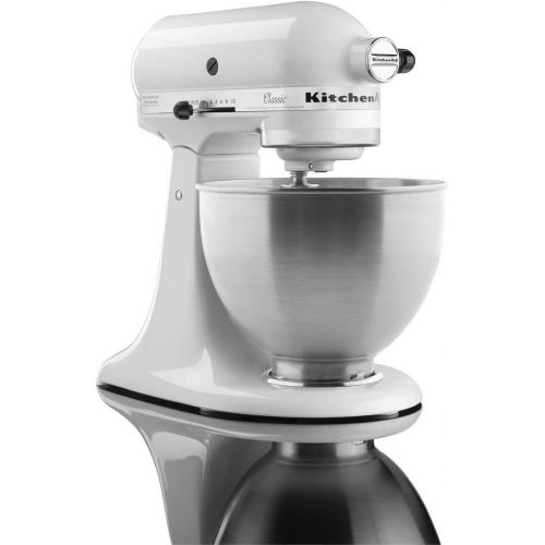 키친에이드 키친에이드KitchenAid Classic Series 4.5 Quart Tilt-Head Stand Mixer, White (K45SSWH)