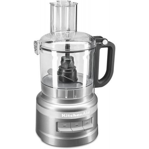 키친에이드 키친에이드KitchenAid KFP0718CU 7-Cup Food Processor Chop, Puree, Shred and Slice - Contour Silver