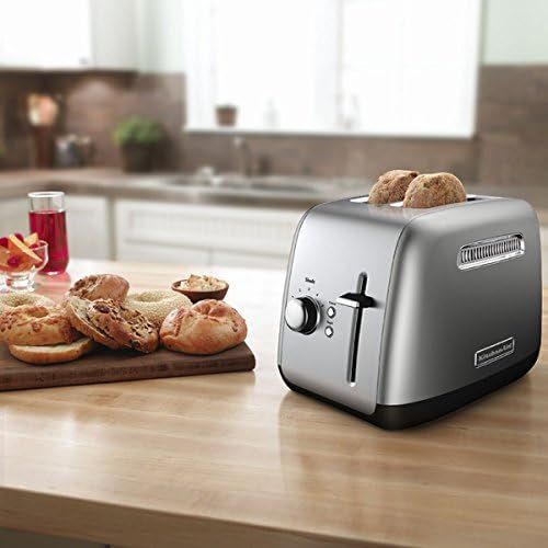 키친에이드 Kitchenaid RKMT2115CU 2-Slice Toaster with Manual High-Lift Lever. (Refurbished)