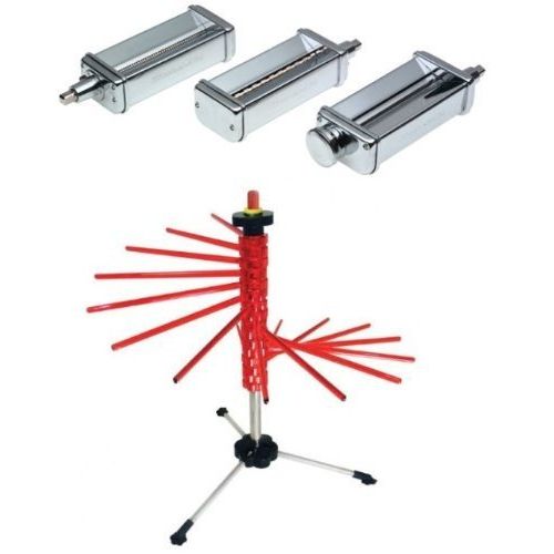 키친에이드 KitchenAid KPRA Pasta Roller Attachment for Stand Mixers With Free Pasta Rack Stand
