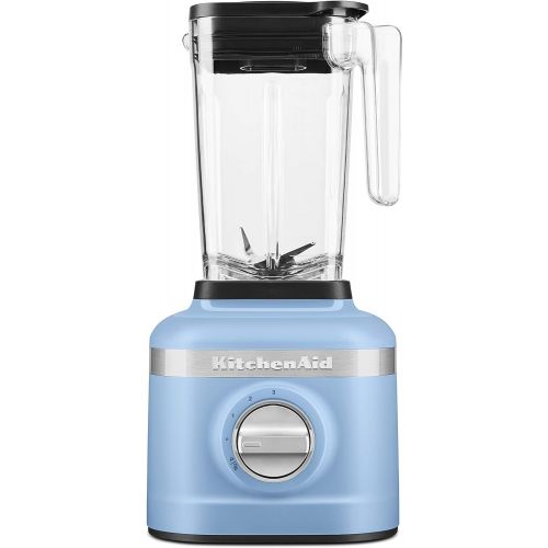 키친에이드 KitchenAid KSB1332VB 48oz, 3 Speed Ice Crushing Blender with 2 x 16oz Personal Jars to Blend and Go, Velvet Blue