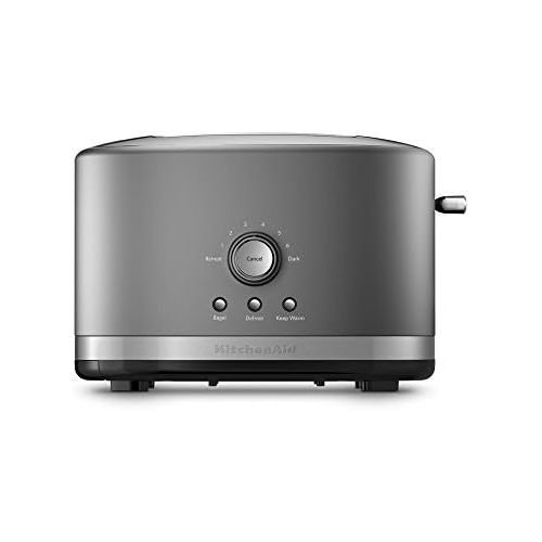 키친에이드 KitchenAid 2-Slice Toaster with High-Lift Lever KMT2116CU, Contour Silver