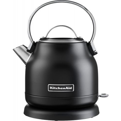 키친에이드 KitchenAid 1.25-Liter Electric Kettle, Black Matte