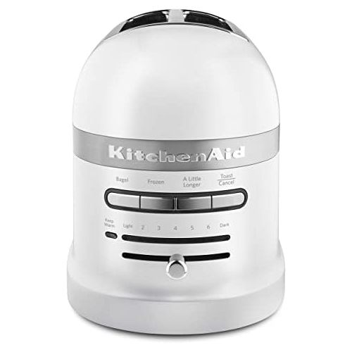 키친에이드 KitchenAid KMT2203FP Pro Line Series 2-Slice Automatic Toaster, Frosted Pearl