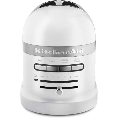 키친에이드 KitchenAid KMT2203FP Pro Line Series 2-Slice Automatic Toaster, Frosted Pearl