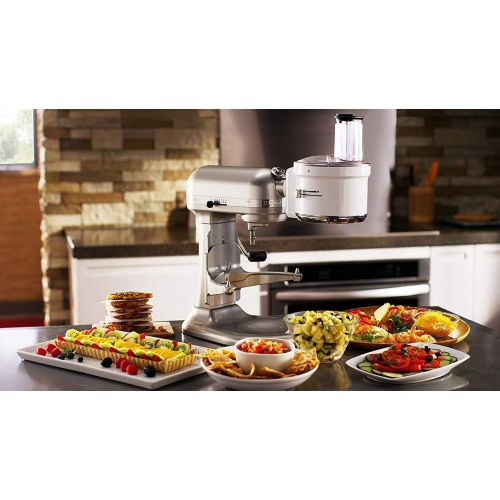 키친에이드 KitchenAid KSM1FPA Food Processor, standard, White