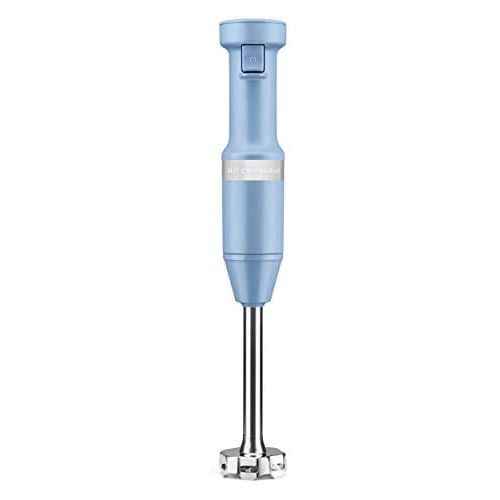 키친에이드 KitchenAid KHBV53VB Variable Speed Corded Hand Blender, Blue Velvet