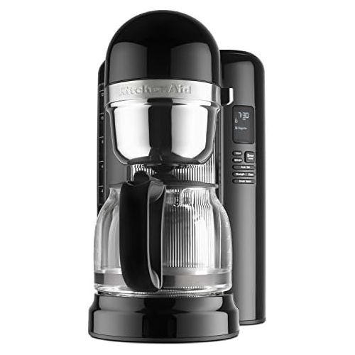 키친에이드 KitchenAid KCM1204OB 12-Cup Coffee Maker with One Touch Brewing - Onyx Black