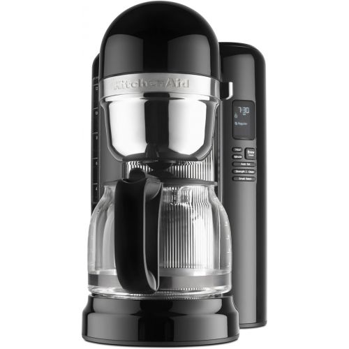 키친에이드 KitchenAid KCM1204OB 12-Cup Coffee Maker with One Touch Brewing - Onyx Black