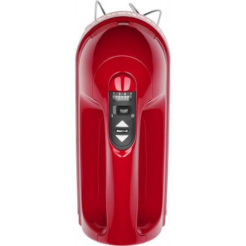 키친에이드 KitchenAid KHM7210QHSD 100 Year Limited Edition Queen of Hearts Hand Mixer, 7 Speed, Passion Red