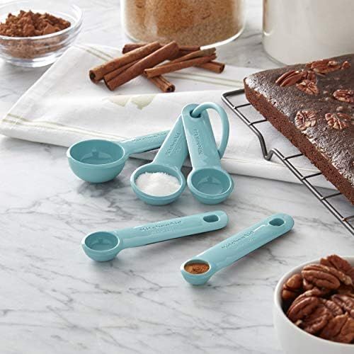 키친에이드 KitchenAid Measuring Spoons, Set Of 5, Aqua Sky