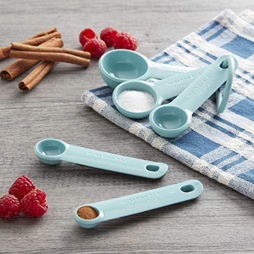 키친에이드 KitchenAid Measuring Spoons, Set Of 5, Aqua Sky