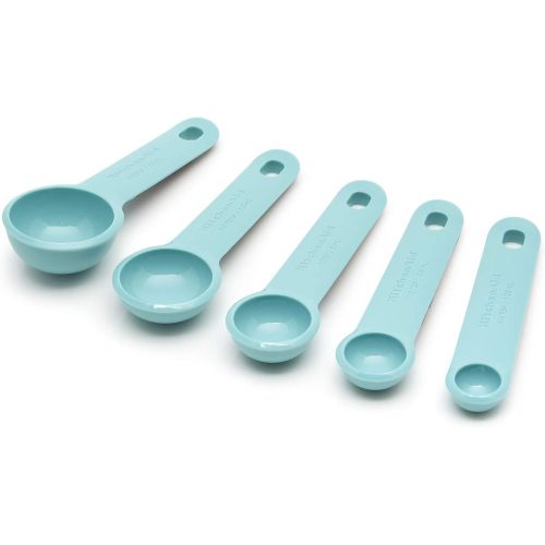 키친에이드 KitchenAid Measuring Spoons, Set Of 5, Aqua Sky