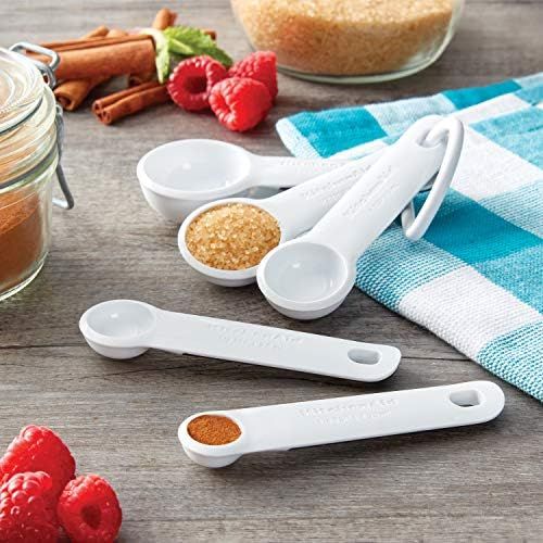 키친에이드 KitchenAid Measuring Spoons, Set Of 5, White