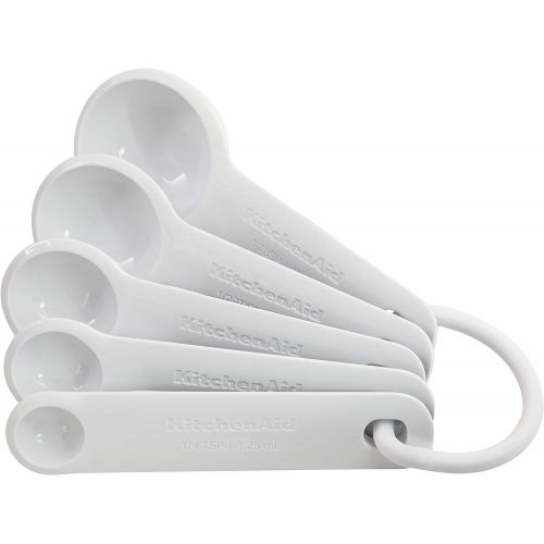 키친에이드 KitchenAid Measuring Spoons, Set Of 5, White