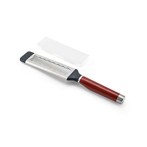 키친에이드 KitchenAid Gourmet Etched Fine Grater, One Size, Red