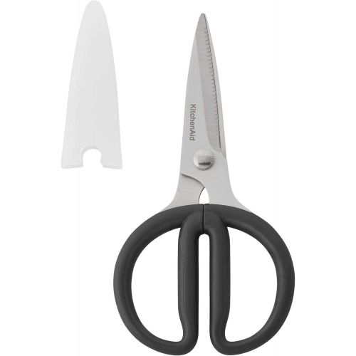 키친에이드 KitchenAid Universal Stainless Steel Shears, Small Utility, Black