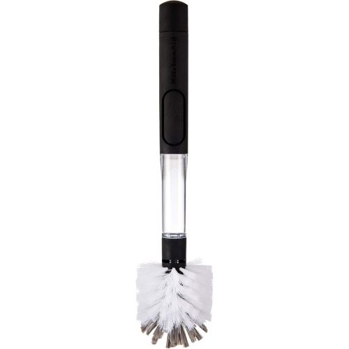 키친에이드 KitchenAid Soap Dispensing Bottle Brush, one size, Black/White