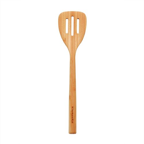 키친에이드 KitchenAid Universal Bamboo Slotted Turner, 12-Inch