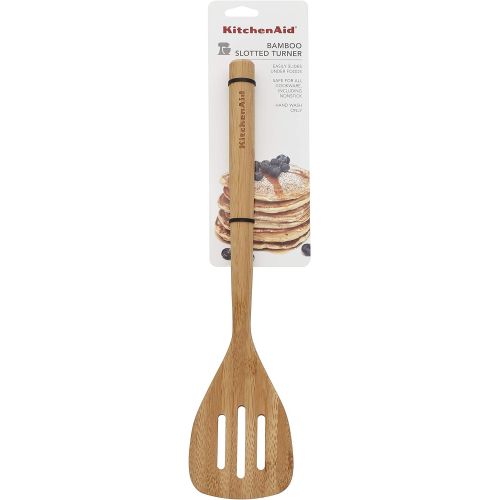 키친에이드 KitchenAid Universal Bamboo Slotted Turner, 12-Inch