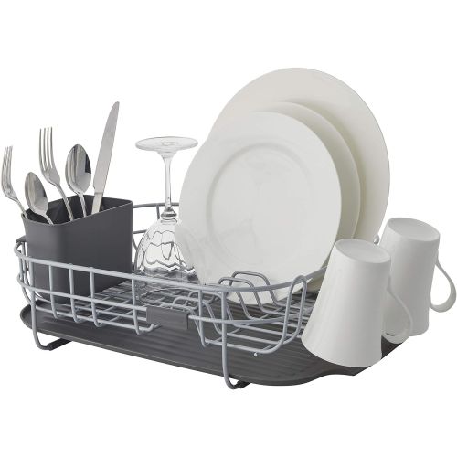 키친에이드 KitchenAid Low Profile Carbon Steel Dishrack, one size, Charcoal