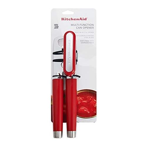 키친에이드 KitchenAid Gourmet Multifunction Can Opener / Bottle Opener, 8.36-Inch, Passion Red